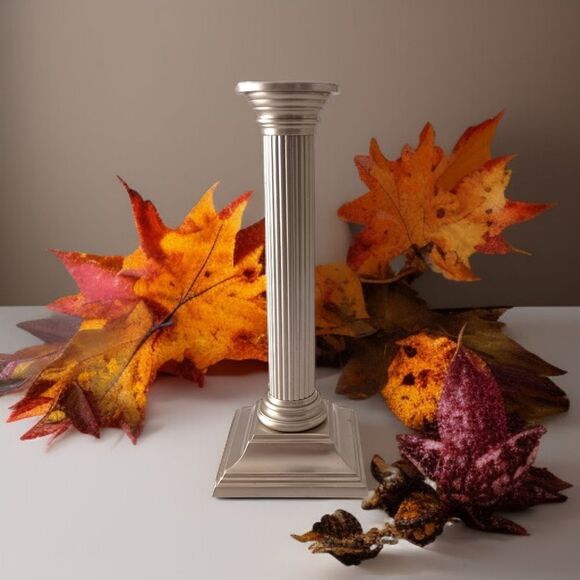 Baldwin Brass Smithsonian Candle Stick Platinum Mist Nickel 8" Federal SINGLE. - Picture 13 of 15